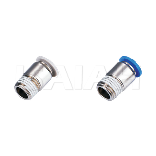 Air One Touch Tube Quick Connector Straight thread Pneumatic Fittings