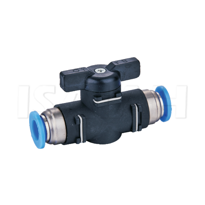 Factory Wholesale High Quality Pneumatic Fitting Go Straight Ball Valve