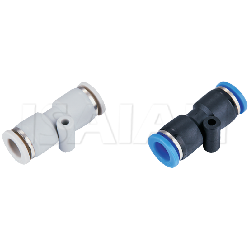  One Touch Pneumatic Quick Connector Push in Inch Size Tube Plastic Fitting